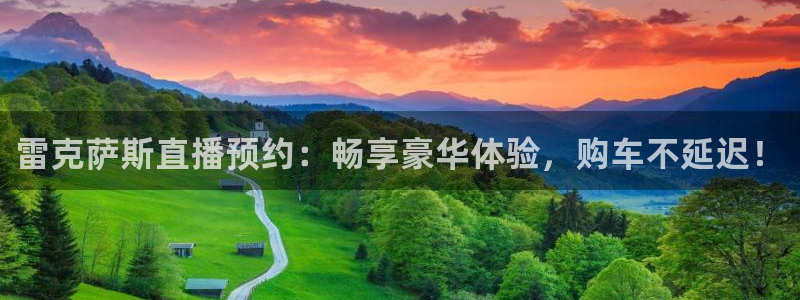 火凤体育直播：雷克萨斯直播预约：畅享豪华体验，购车不延迟！