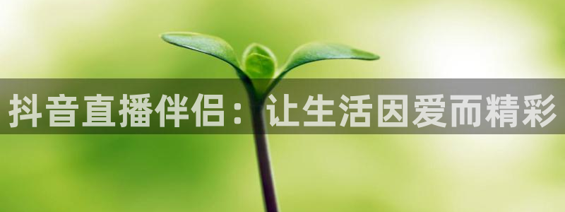 火凤体育：抖音直播伴侣：让生活因爱而精彩